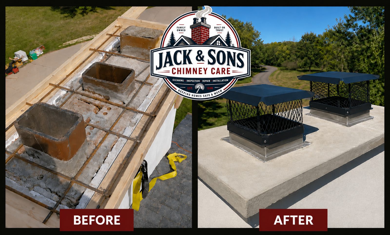 Chimney Cap Installation in Colorado